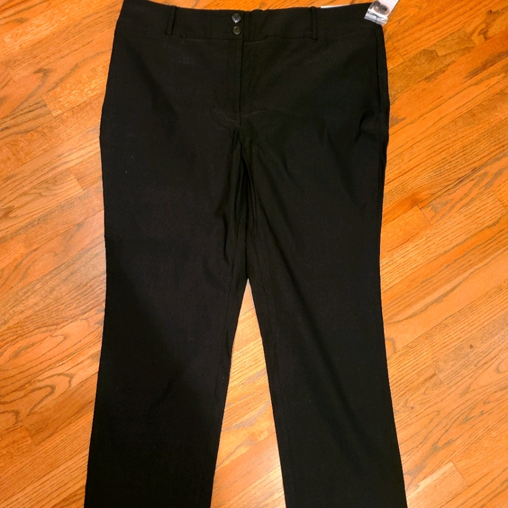 Lane Bryant T3 Black Dress Pants 24W NWT